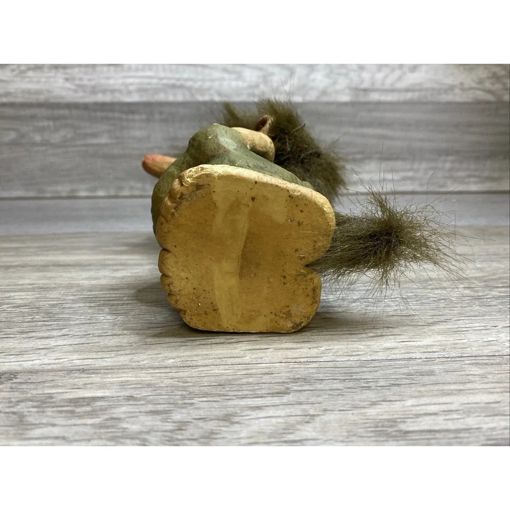 VTG Nyform Troll Boy Hands in Pockets Norwegian Folklore Collectible Brown‎ Hair